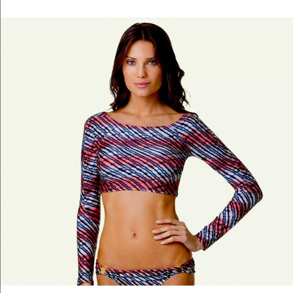 RARE NWT Animal Print string bikini Rash HERMANNY